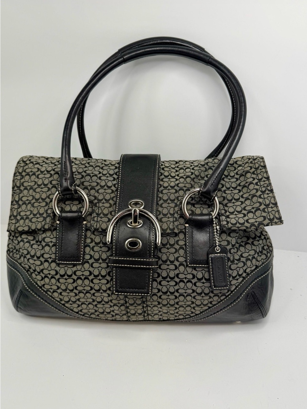 Coach SOHO Signature C Satchel / Shoulder Bag